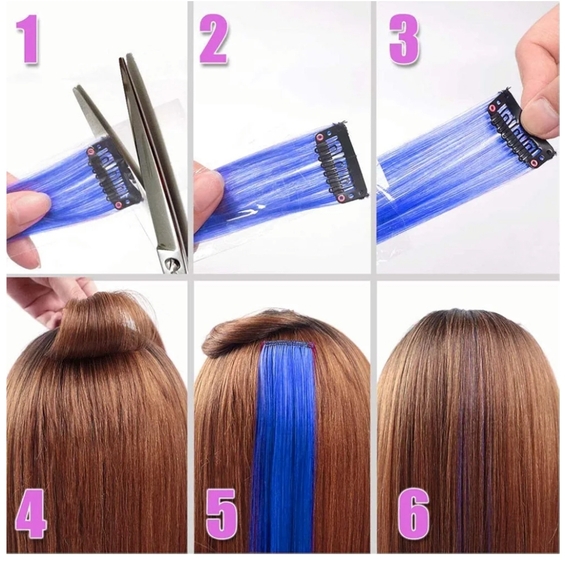 BRAND NEW NEVER OPENED! 20 PIECE HAIR CLIP INS - Picture 5 of 6